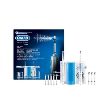 Oral-B - Oral-B Oral Spazzolino Elettrico Smart 5000 + Idropulsore Oxyjet