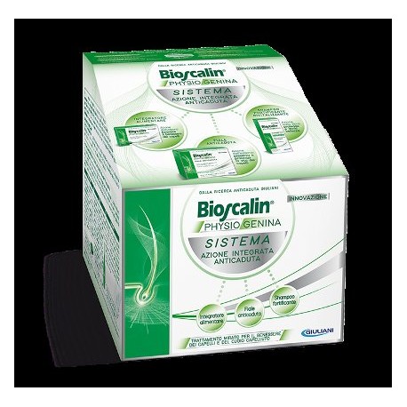 Bioscalin -  Bioscalin Physiogenina Sistema Compresse 25 G + Fiale 35 Ml + Shampoo Rivitalizzante 200 Ml