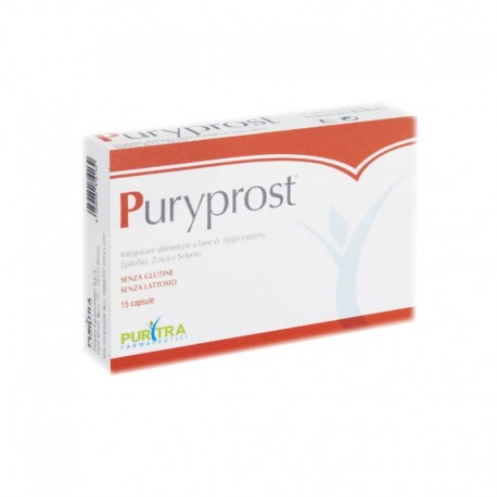 Purytra Farmaceutici - Purytra Puryprost Integratore per la Prostata 15 Capsule