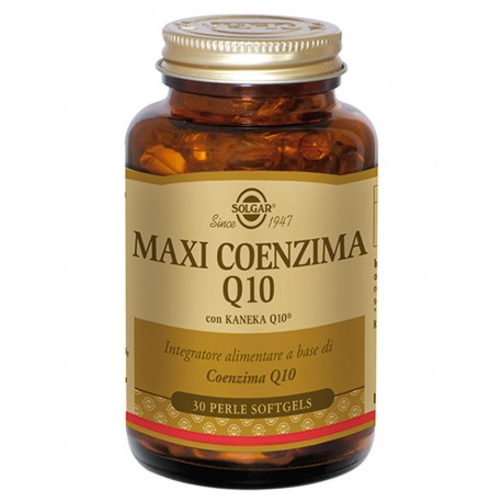 Solgar - Solgar Maxi Coenzima Q10 Integratore per il colesterolo 30 perle