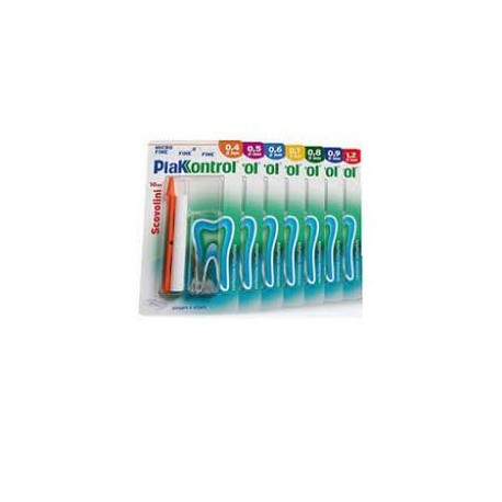 Plakkontrol Flexibrush Scovolino interdentale flessibile 0,9MM 5 pezzi