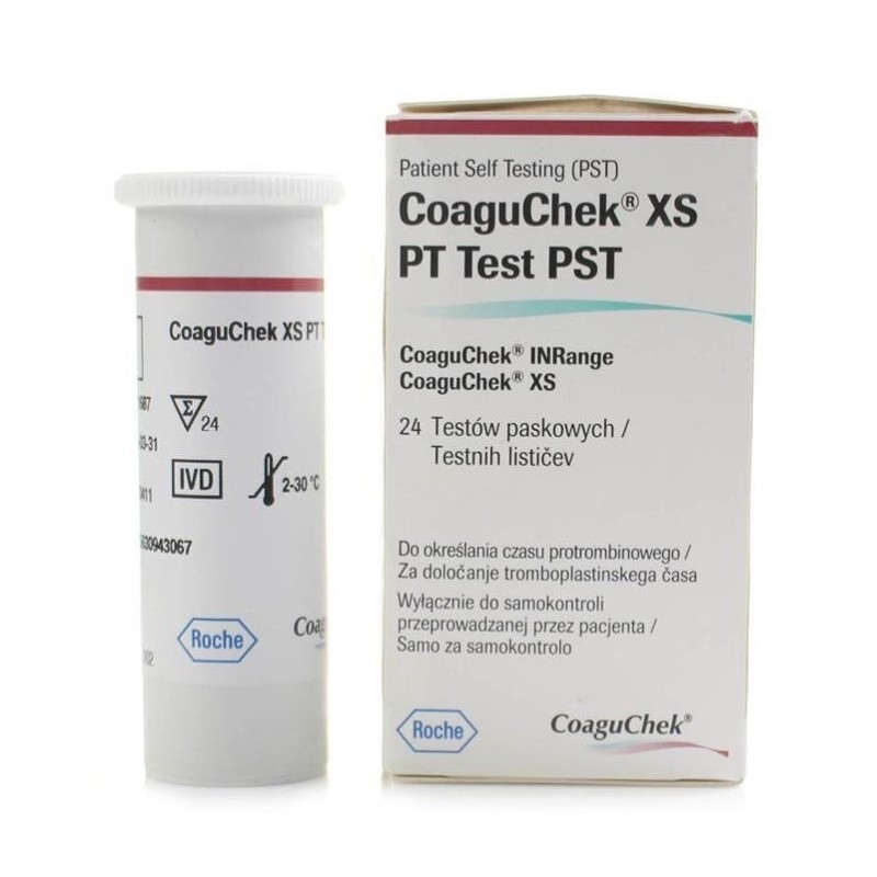 Roche -  Coaguchek Xs Pt Pst 24 Strisce Test