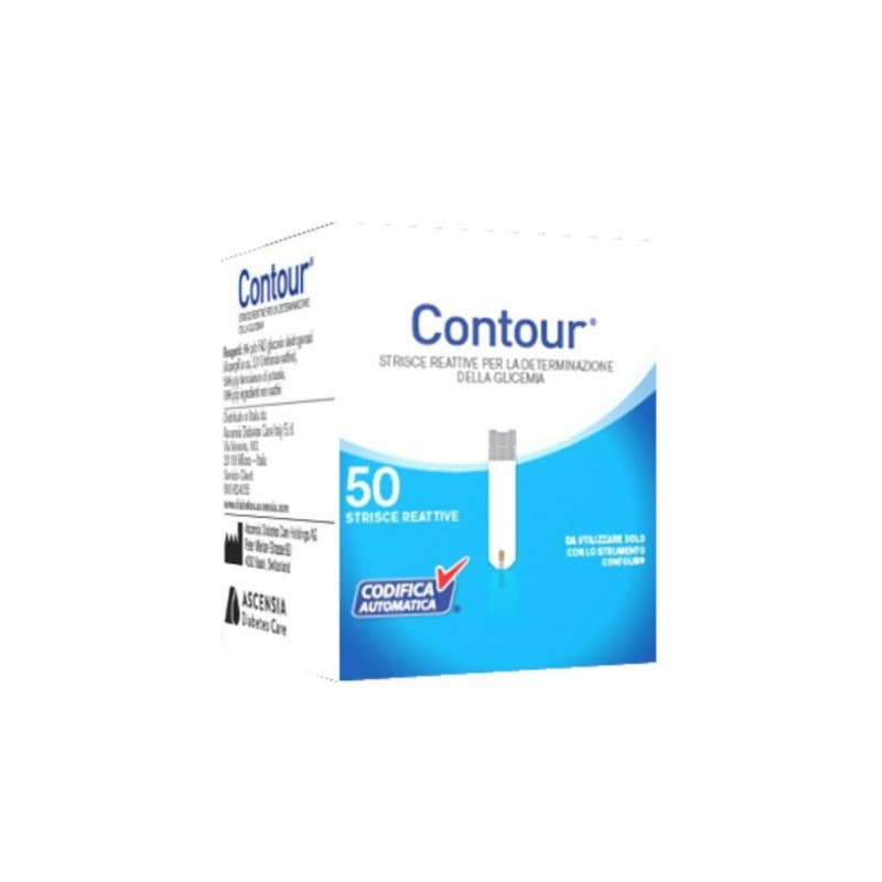 Ascensia Diabetes Care - Ascensia Diabetes Care Contour 50 strisce reattive per la glicemia