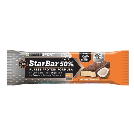 Named -  Starbar 50% Protein Coconut Heaven 50 G