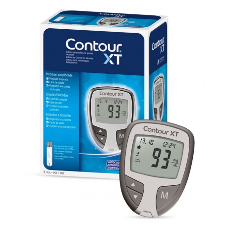Ascensia Diabetes Care - Ascensia Contour XT Misuratore di Glicemia + 5 Strisce