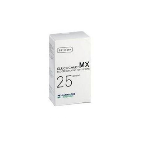 Menarini - Menarini Glucocard Mx Blood Glucose 25 Pezzi Test Glicemia
