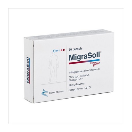 Purytra Farmaceutici - Elytra Pharma Migrasoll Integratore per l'emicrania 30 Capsule