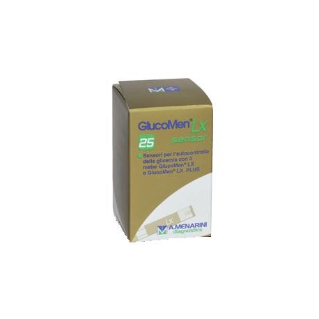 Menarini - A. Menarini Diagnostics Glucomen Lx Sensor strisce per glicemia 25 pezzi