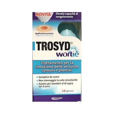 Trosyd - Giuliani Trosyd Wortie Criogenizzante Verruche Comuni/Plantari 50 G