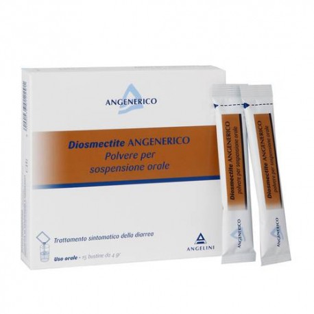Angelini - Angelini Diosmectite Angenerico Integratore per Diarrea 15 Bustine