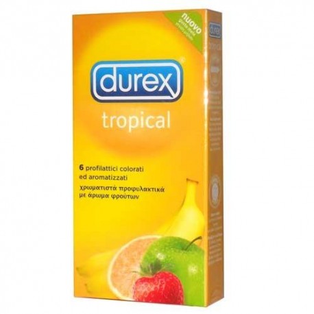 Durex - Reckitt Benckiser Durex Tropical Easy On 6 Preservativi