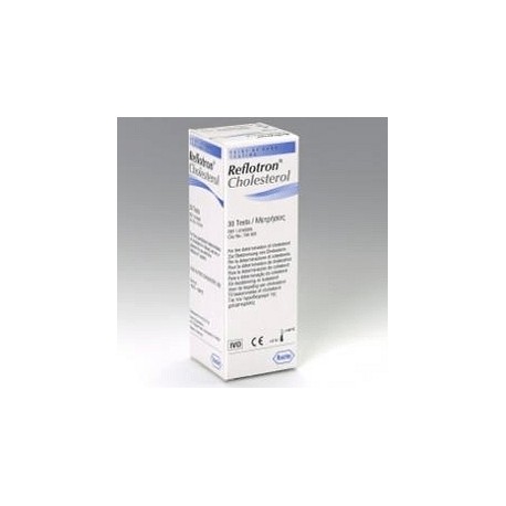 Roche - Reflotron PST Cholesterol Strisce reattive misurazione del colesterolo 30 pezzi