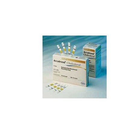 Roche - Roche Diagnostics Accutrend Cholesterol 5 Strisce Reattive per Controllo Colesterolo