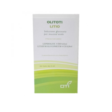 OTI Officine Terapie Innovative - Oti Olitoti Litio Soluzione Glucosa per mucosa orale 20 Fiale