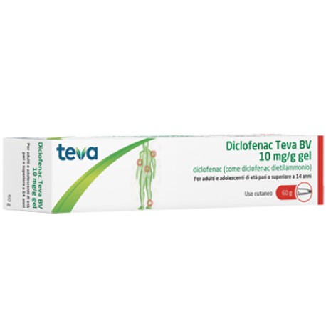 Teva - Diclofenac Teva gel per dolori muscolari 60 g 10 mg/g