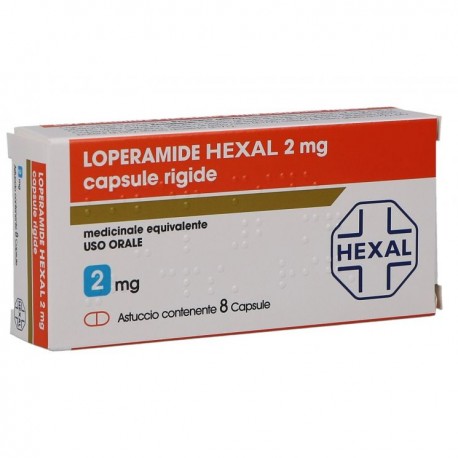 Sandoz - LOPERAMIDE (HEXAL)*8 cps 2 mg