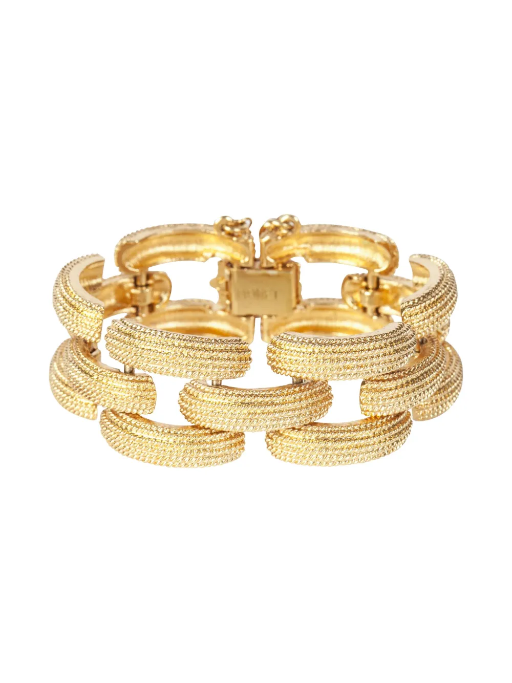 Monet Pre-Owned 1980s gold plated bracelet - Oro
