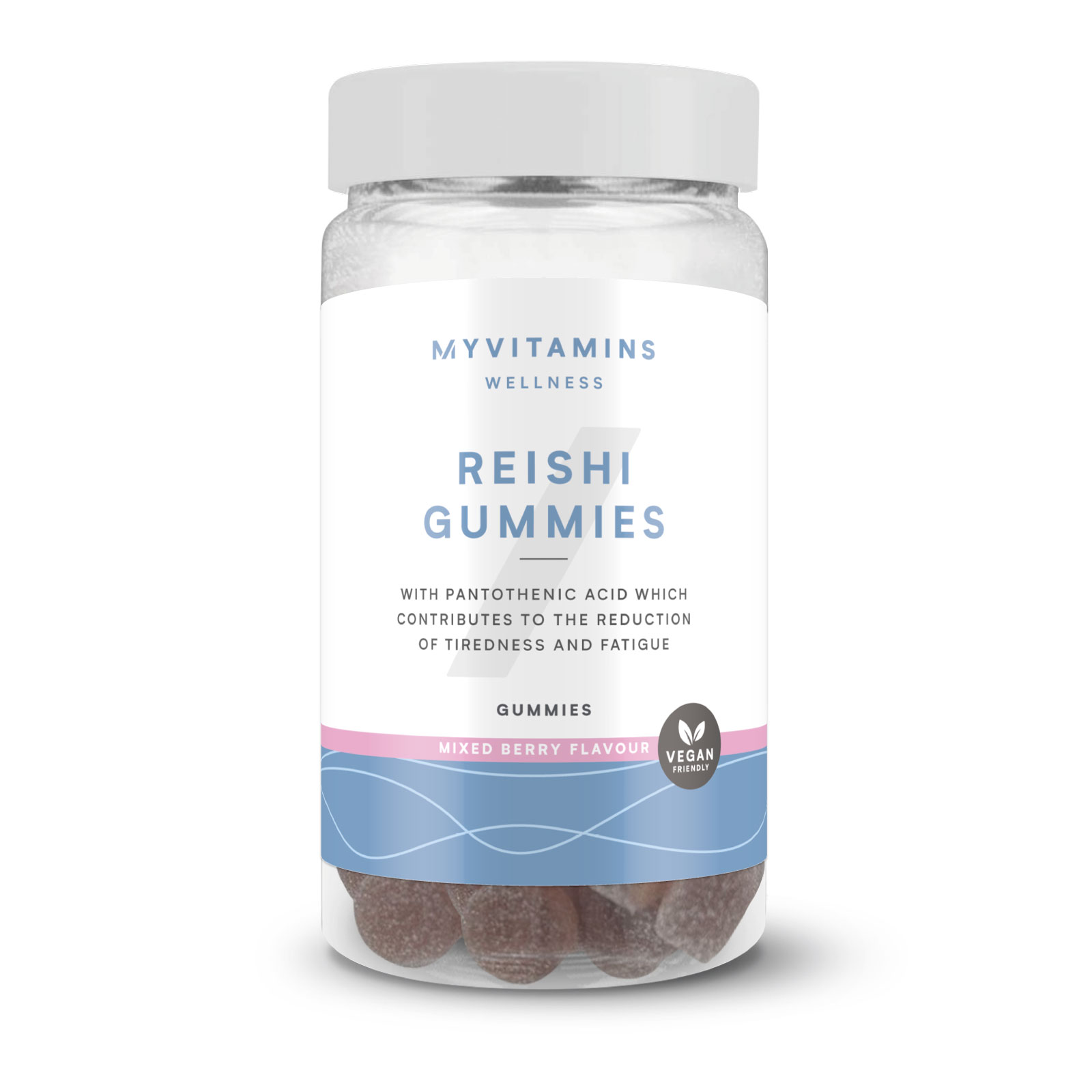 Myvitamins Mushroom Gummies - 60Gummies - Funghi Reishi (Relax) - Frutti Di Bosco