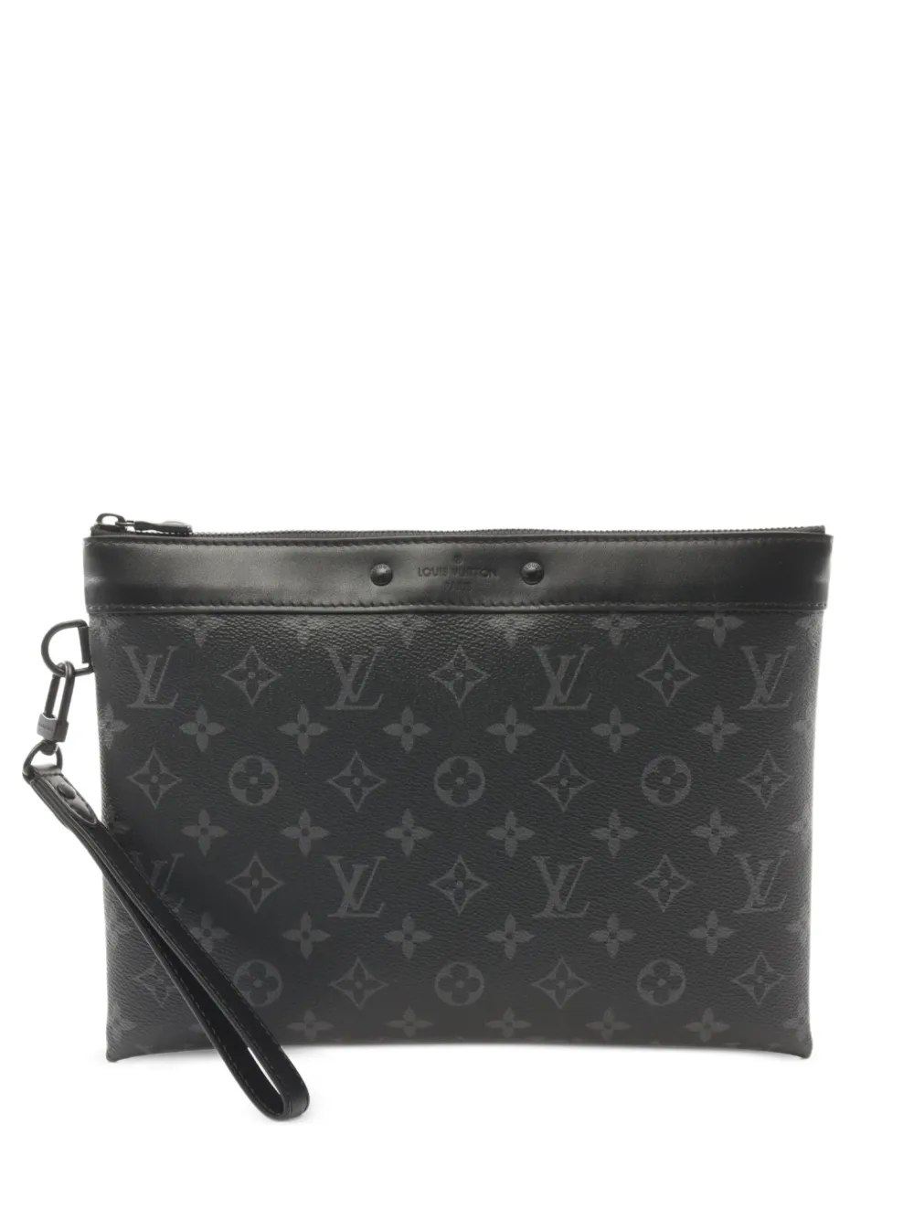 Louis Vuitton Pre-Owned 10s Pochette To-Go Monogram Eclipse clutch bag - Nero