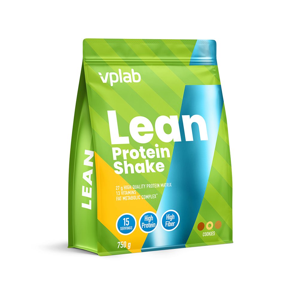 VPLAB Lean Fitness Shake Cookies 750 g Polvere
