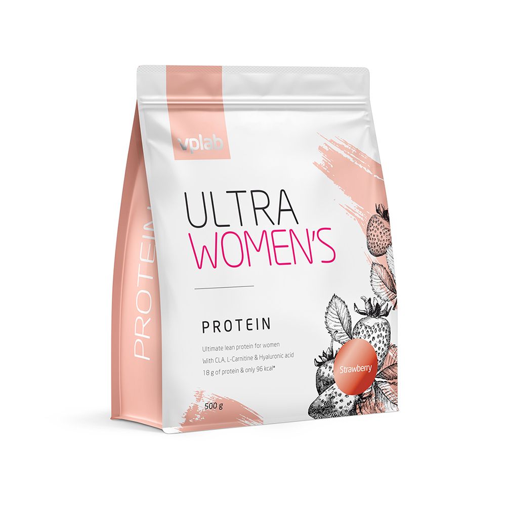 Vplab Ultra Women`s Protein Strawberry 500 g Polvere