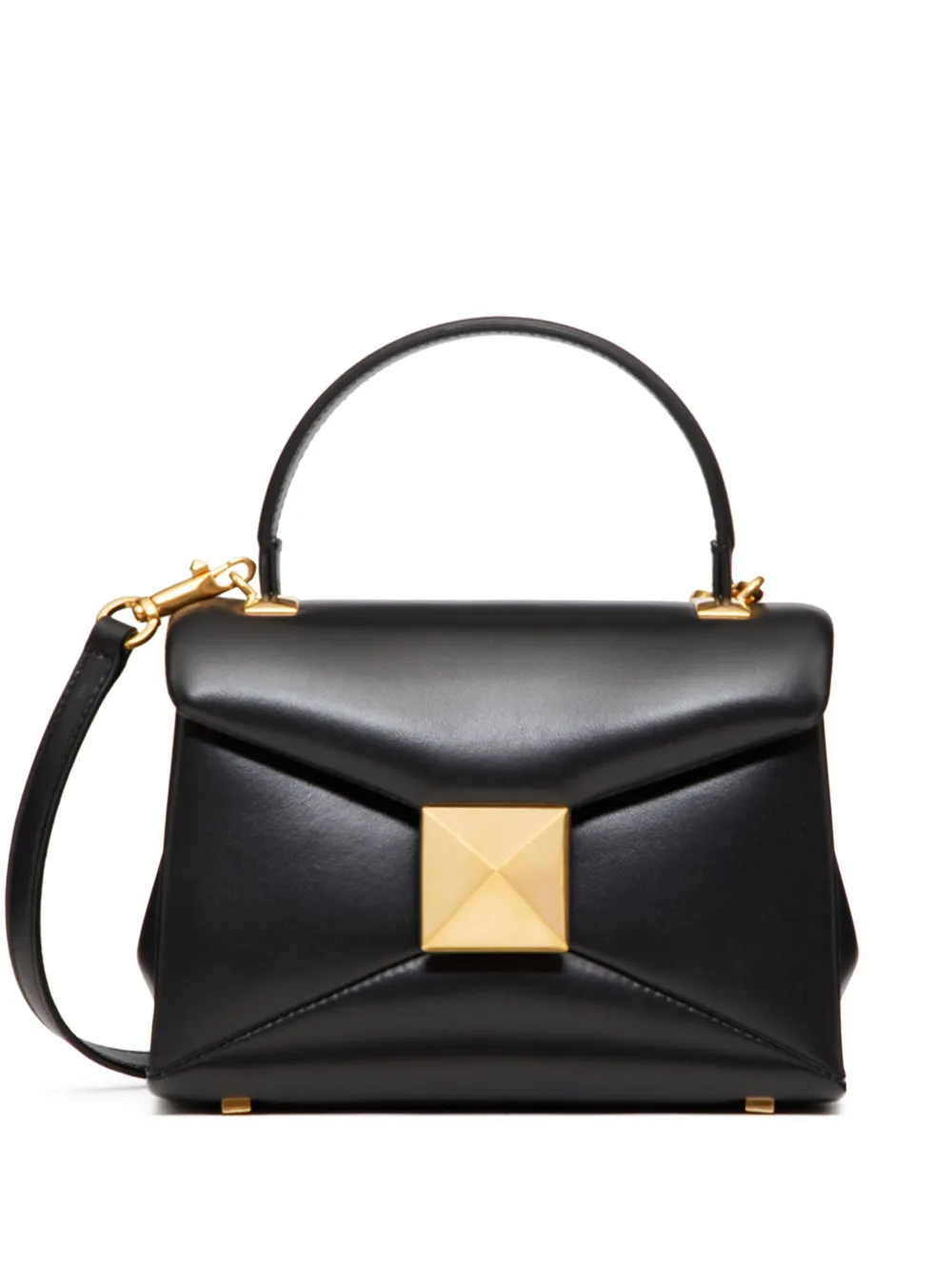 Valentino Garavani Borsa tote One Stud mini - Nero