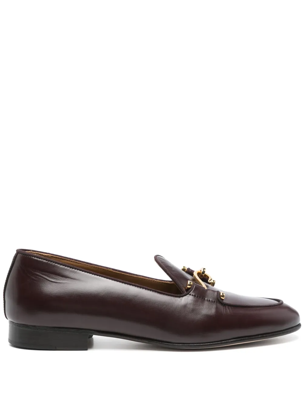 Edhen Milano leather loafers - Rosso