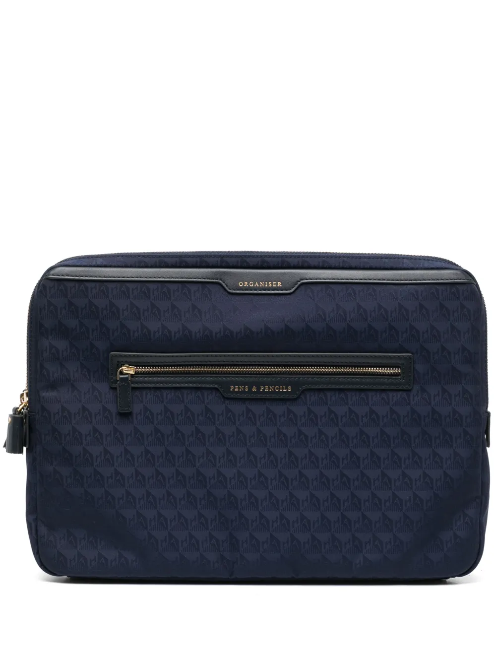 Anya Hindmarch Pouch Duo A5 Organizer - Blu