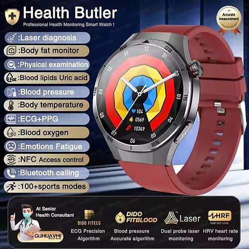 ET475 Orologio intelligente 1.73 pollice Orologio da Corsa Fitness Smartwatch Zero Contapassi Promemoria sedentarietà Sveglia Compatibile con Zero Da 