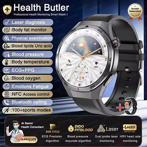 ET475 Orologio intelligente 1.73 pollice Orologio da Corsa Fitness Smartwatch Zero Contapassi Promemoria sedentarietà Sveglia Compatibile con Zero Da 