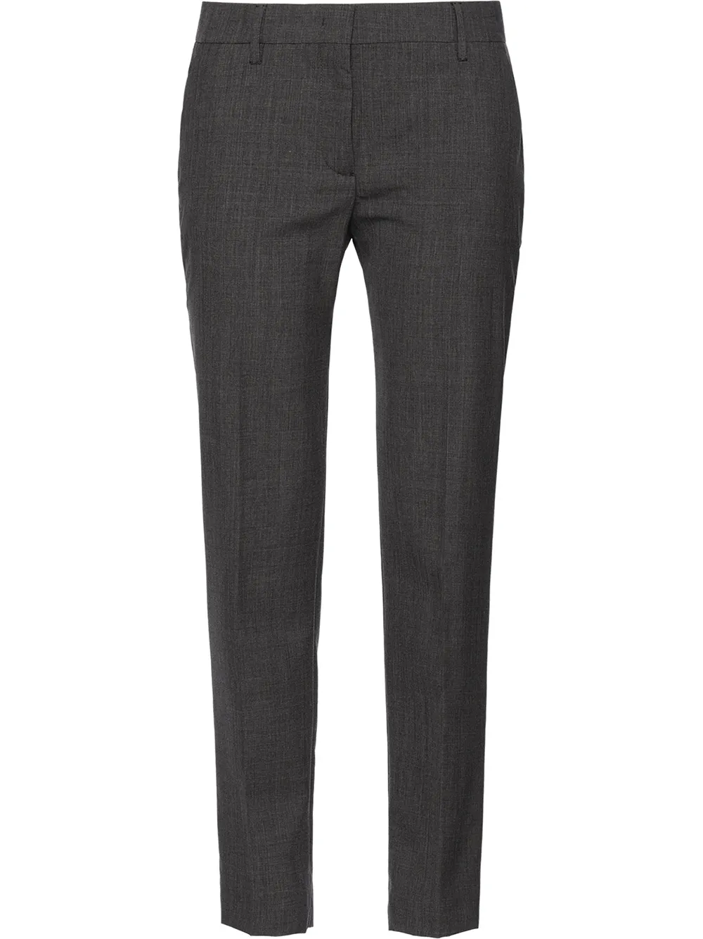 Prada Pantaloni sartoriali crop - Grigio