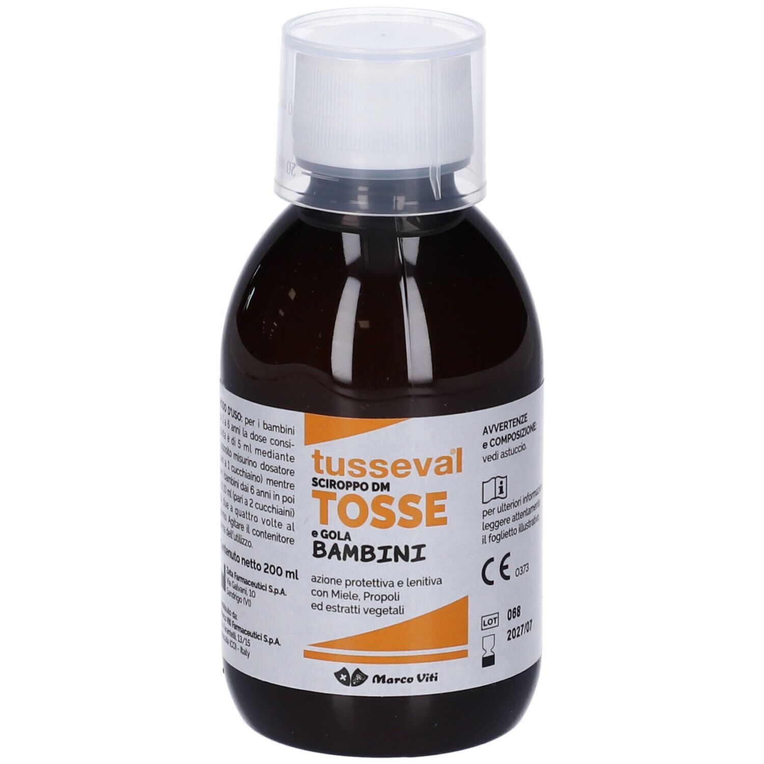 Tusseval Sciroppo Tosse Bambini 200 Ml ml