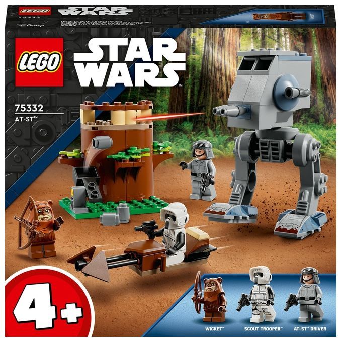 LEGO Star Wars AT-ST 75332 Minifigure di Wicket Ewok Scout Trooper e S