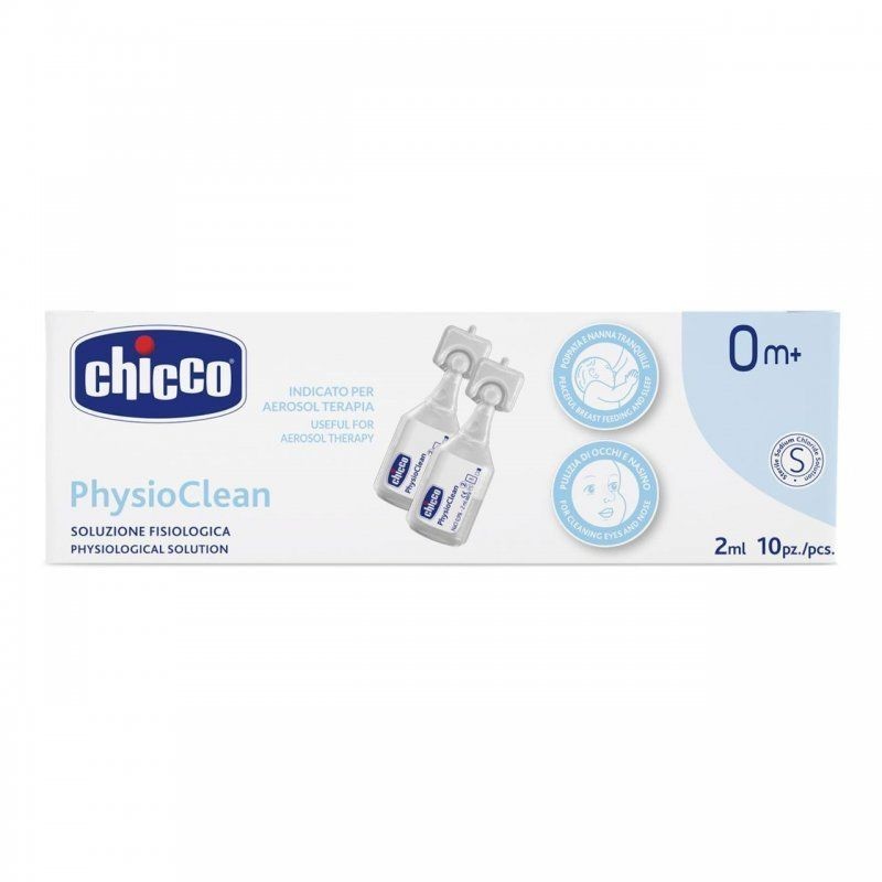 Chicco - Chicco Soluzione Salina Isotonica Physioclean 10 Pezzi Da 2 Ml