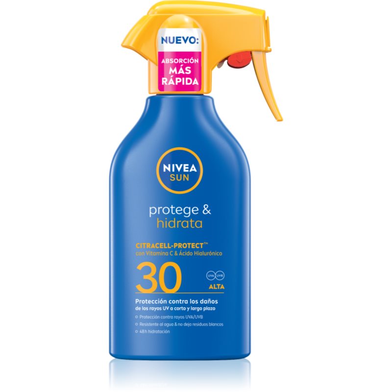 Nivea Sun Protect & Moisture Spray Abbronzante Idratante Spf 30 270 Ml