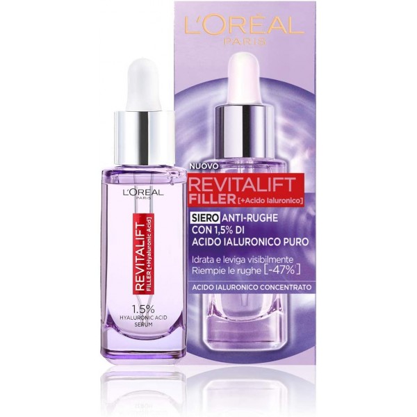 L'OREAL REVITALIFT FILLER + ACIDO IALURONICO SIERO ANTIRUGHE 30ML.ALTAMENTE CONCENTRATO
