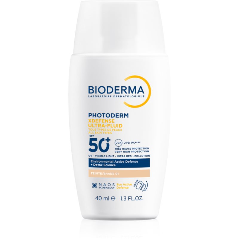 Bioderma Photoderm Xdefense Tinted Protezione Solare Dal Finish Colorato E Texture Leggera. Spf 50+ Colore 01 Very Light 40 Ml