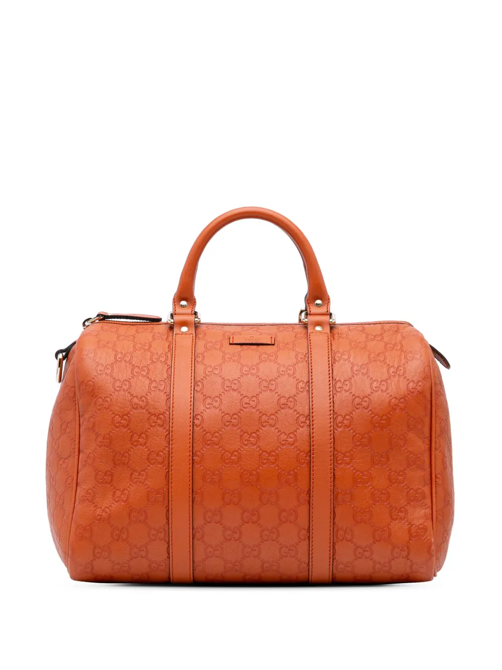 Gucci Pre-Owned 2016-2024 Guccissima Joy boston bag - Arancione