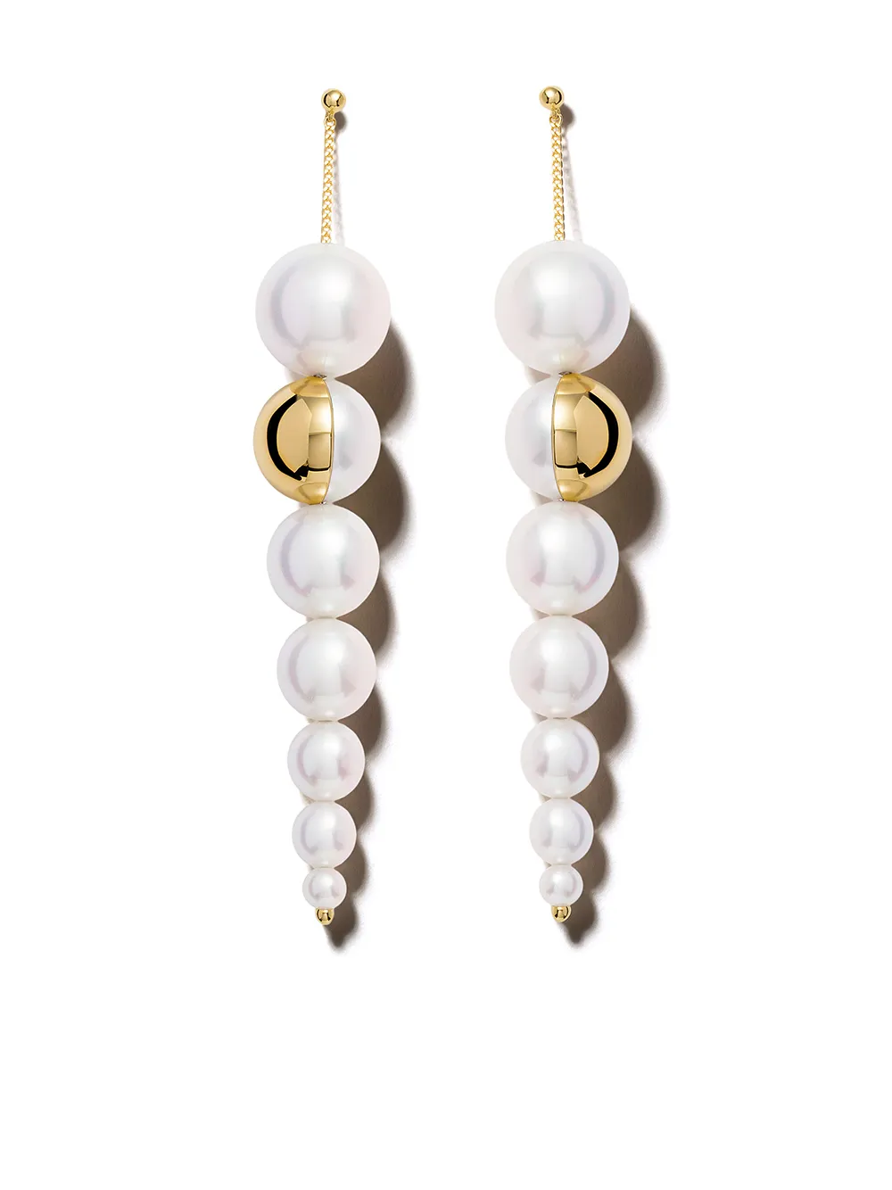 TASAKI Orecchini pendenti M/G TASAKI in oro giallo 18kt con perle