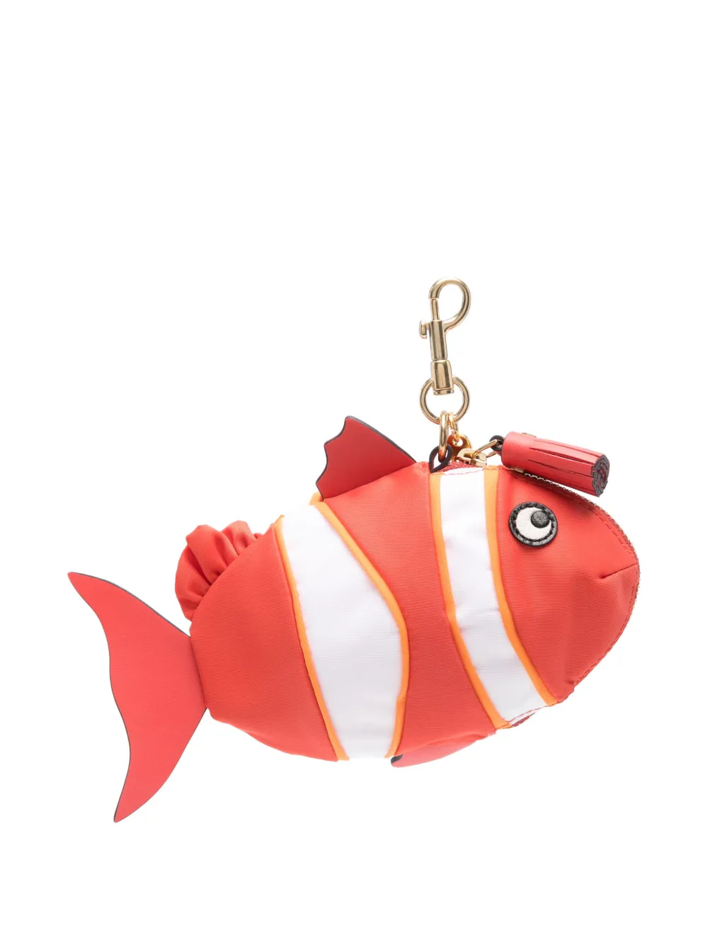 Anya Hindmarch Clow Fish pouch charm - Arancione