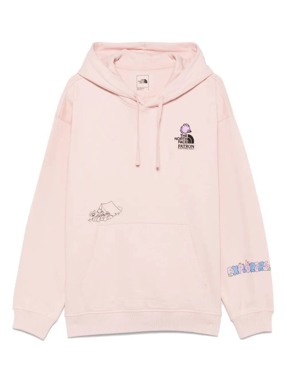 The North Face x Patron Mountain Cleanup hoodie - Rosa
