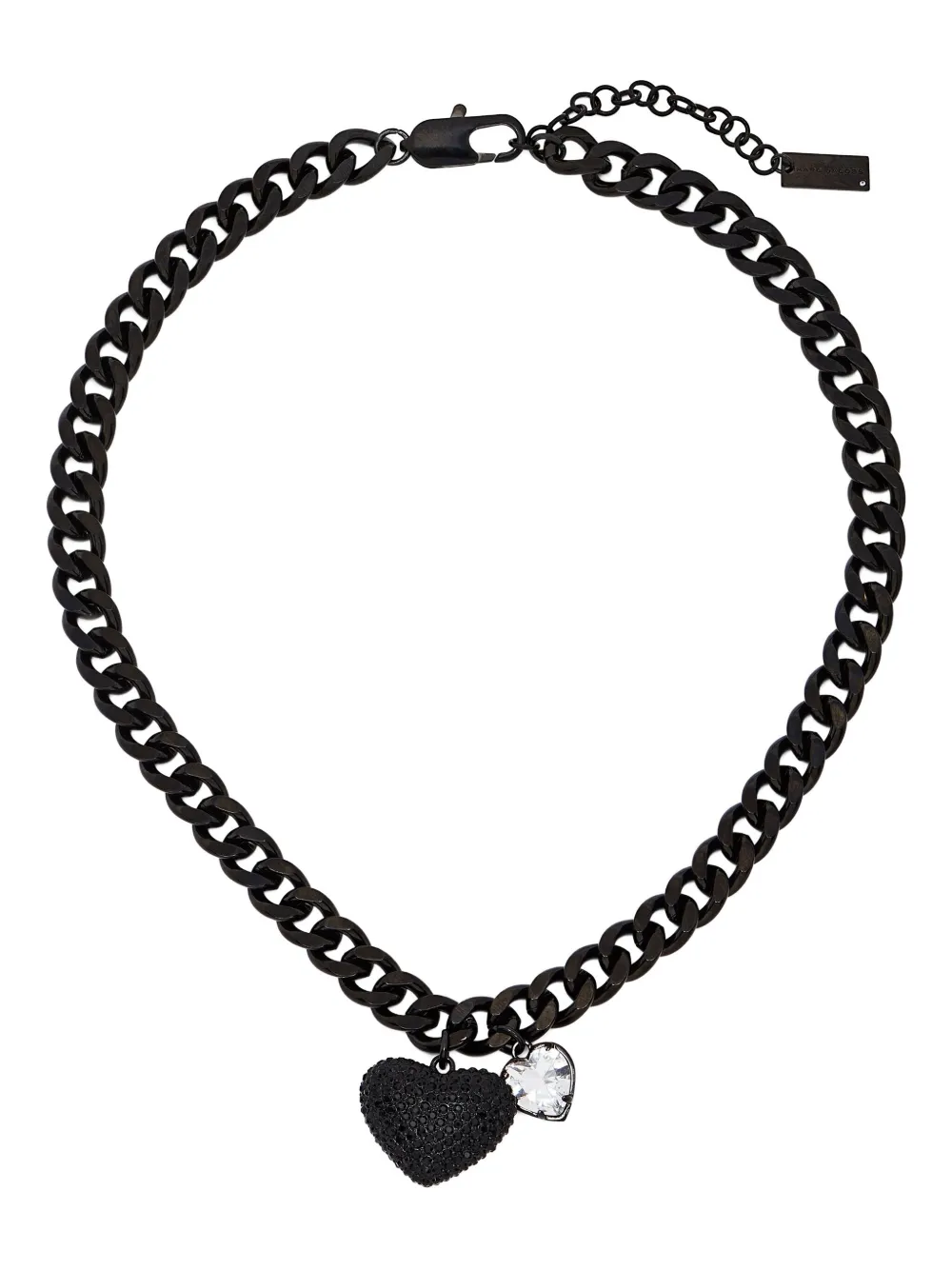 Marc Jacobs The Pave Ballon Heart necklace - Nero