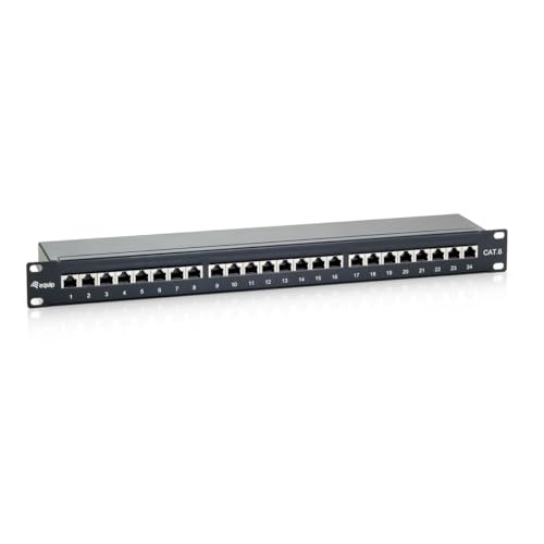 Equip 24-Port Cat.6 Shielded Patch Panel