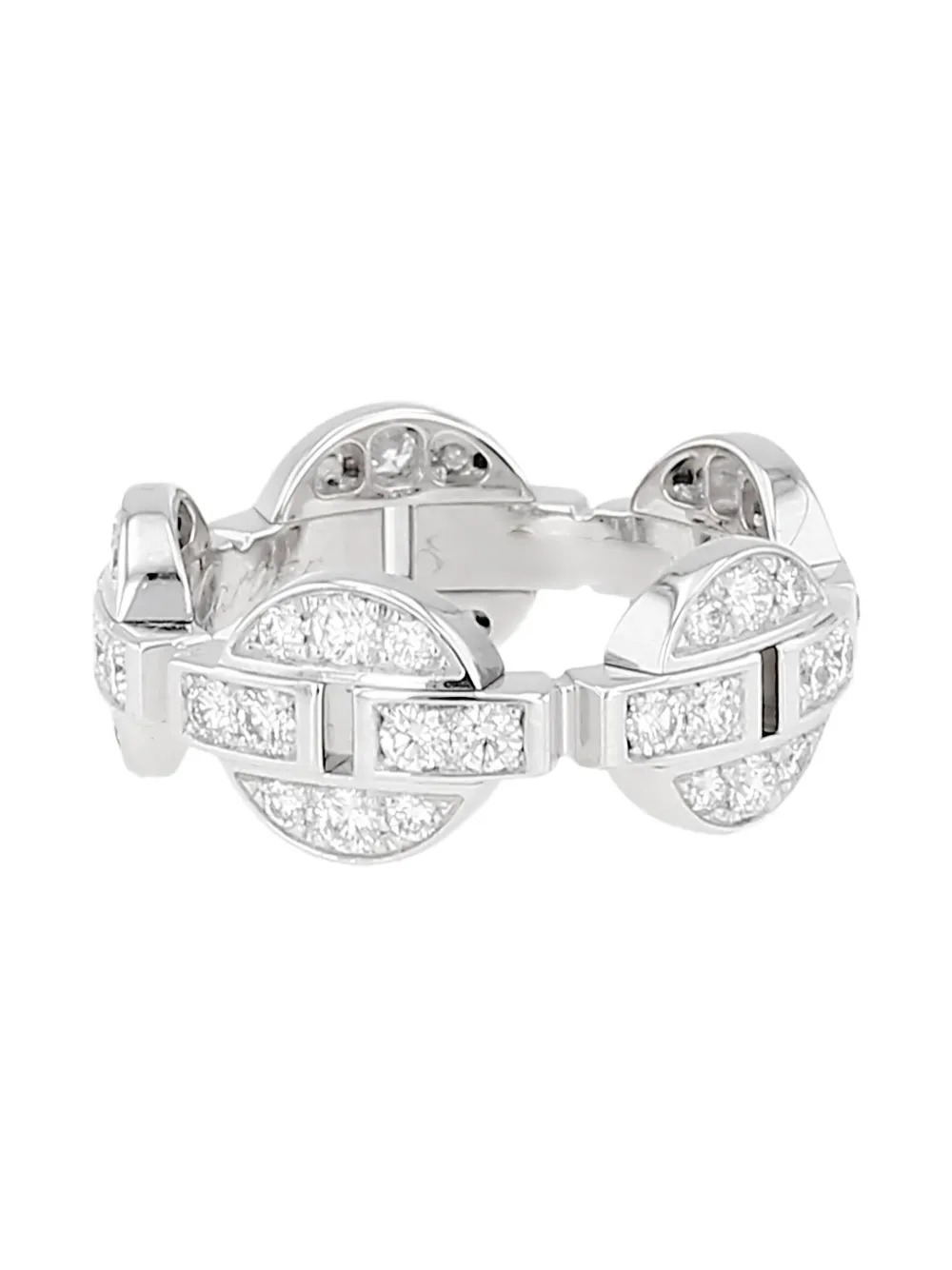Cartier pre-owned 18kt white gold Himalia diamond ring - Argento