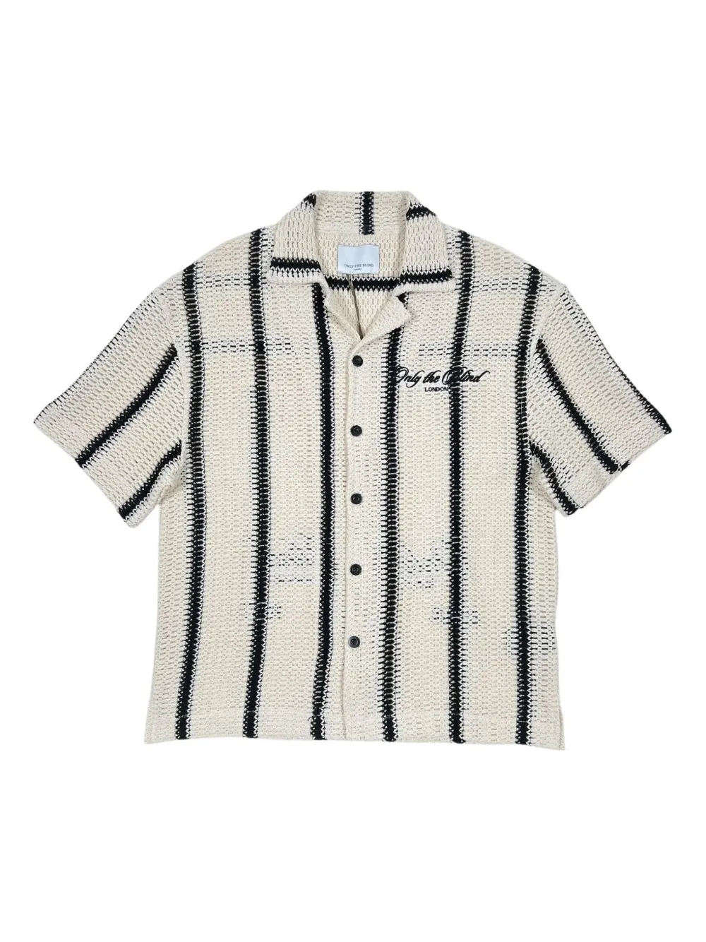 Only the Blind striped shirt - Bianco