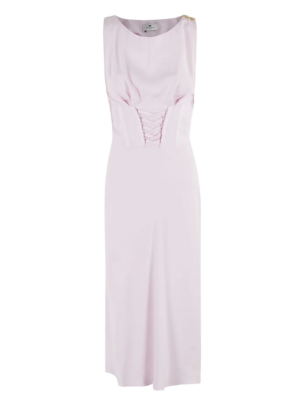 Elisabetta Franchi corset midi dress - Rosa