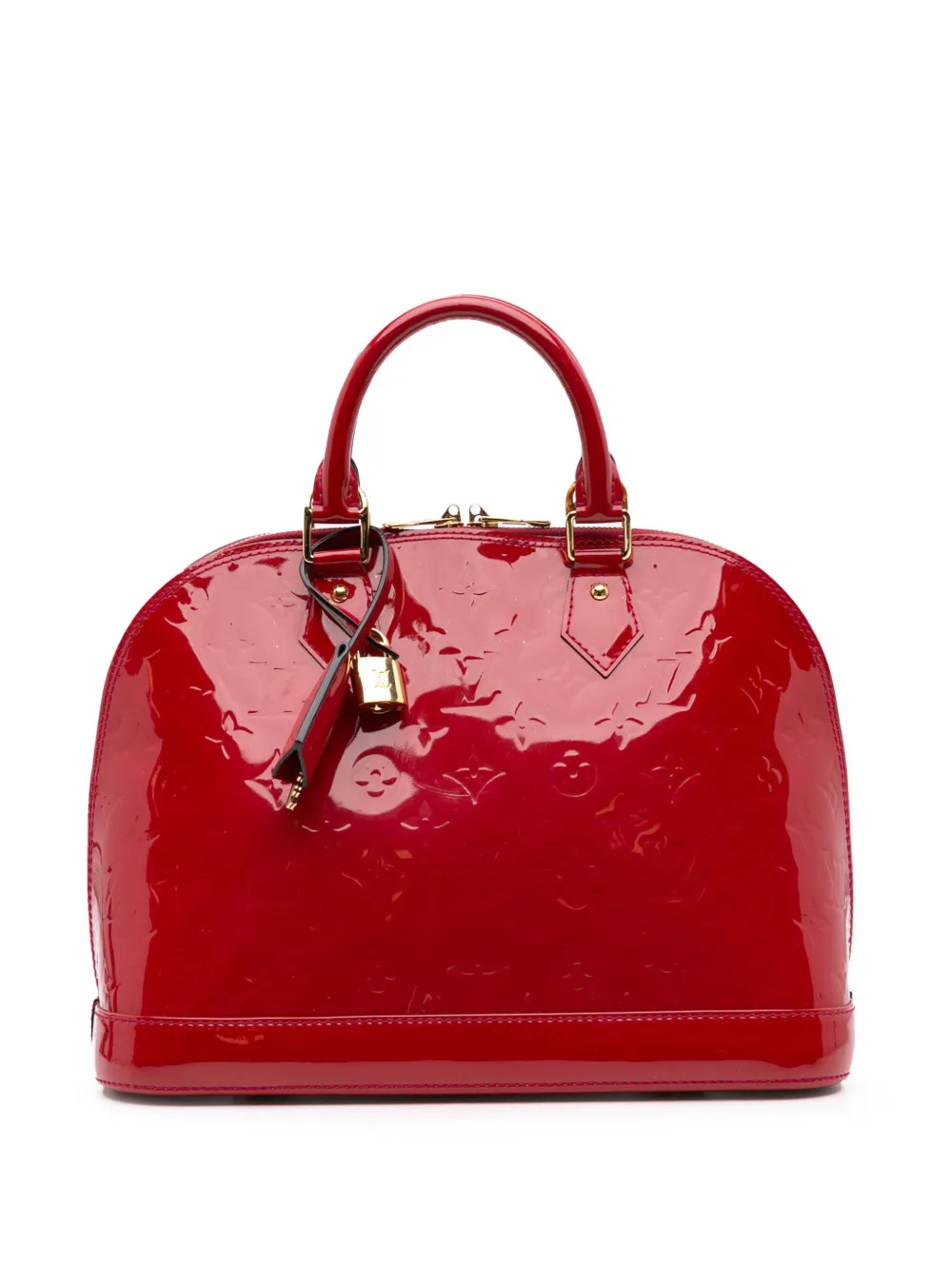 Louis Vuitton Pre-Owned 2013 Monogram Vernis Alma PM satchel - Rosso
