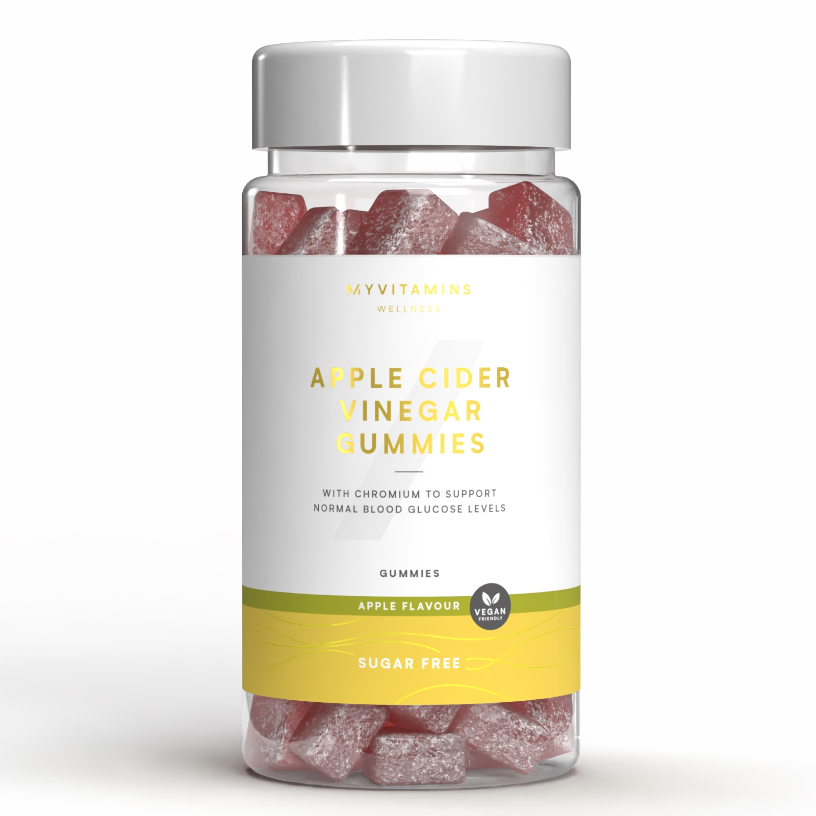 Myvitamins Apple Cider Vinegar Gummies - 60Gummies - Sugar Free Apple