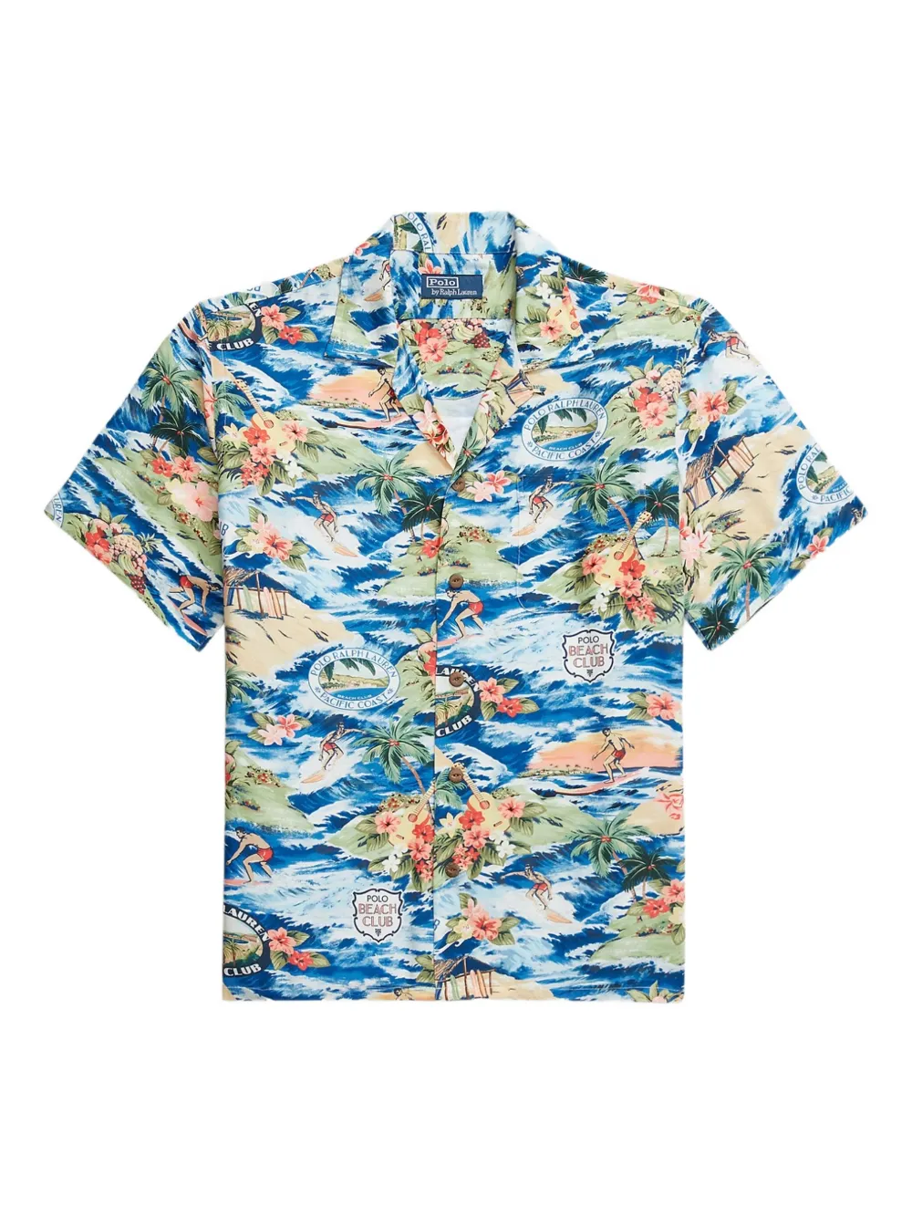Polo Ralph Lauren printed shirt - Blu