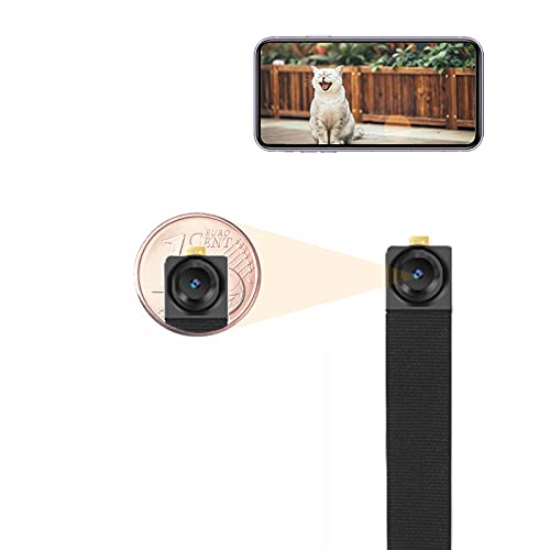 Wiwacam Mini Fotocamera, Hd Piccola Telecamera Di Sorveglianza Con App, Micro Telecamera Di Sicurezza Portatile Interna Con Sensore Di Movimento, Vide